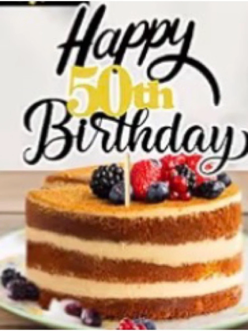 New 50th Birthday Party Decoration Kit